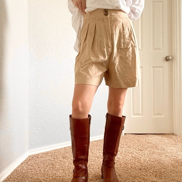 Jason Wu Tan High Waist Shorts - Picture 3 of 6